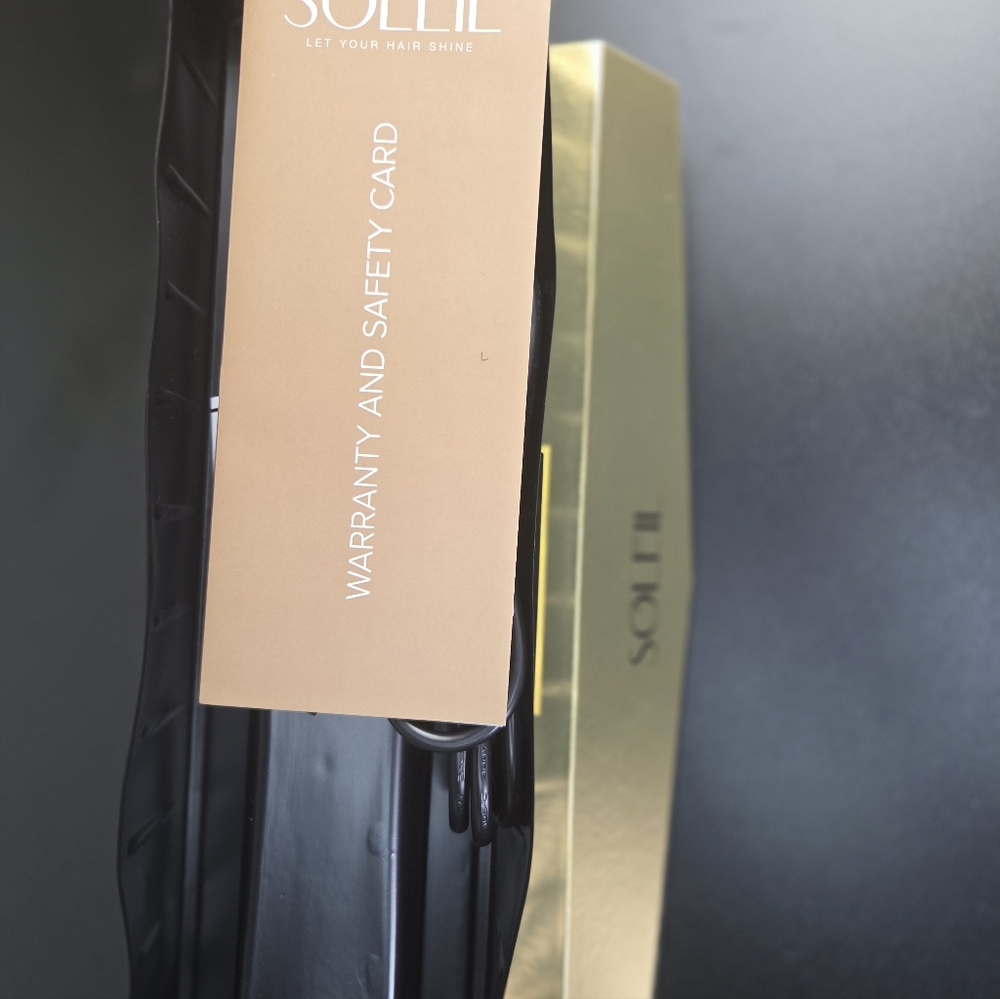 Soleil Dynamic Styler Lavender Ceramic Flat Iron 450°F Dual Voltage Hair Straigh - Picture 5 of 8